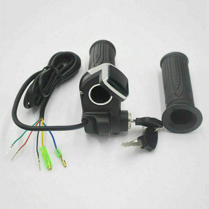 eBike Throttle 36/48V for Electric Scooter Bicycle Grip Handlebar With Display