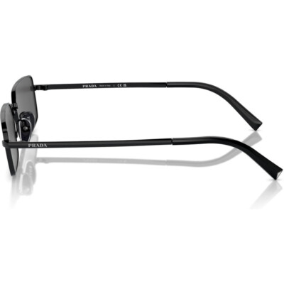 PRADA PRADA SUNGLASSES PRA60S 1AB5S0 59MM BLACK / DARK GREY LENS