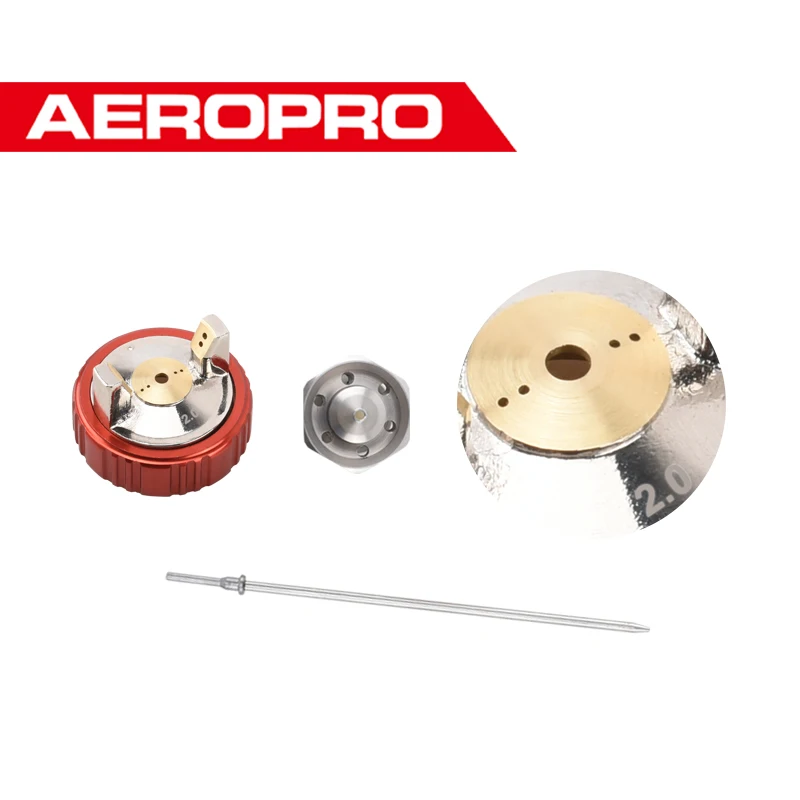1.3/1.4/1.5/1.7/2.0/2.5mm Nozzle Kit For LVLP Spray Gun A610 Air Spray Gun par F