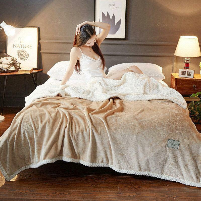 Fleece Weighted Blanket King Size, Heavy Korean Mink ...