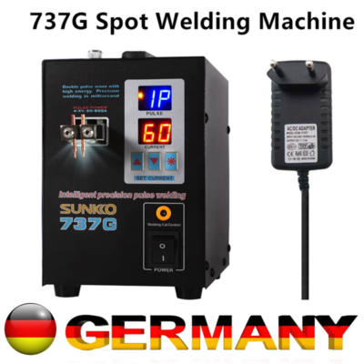737G Impuls Battery SpotWelder LED Akku Punktschweißgerät 800A 1.5KW C9N7