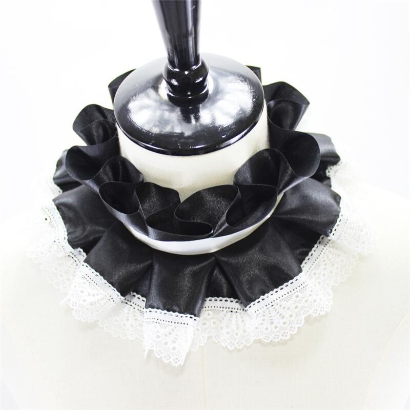 women-lolita-lace-ruffle-false-fake-neck-collar-choker-blouse-sweater-decor