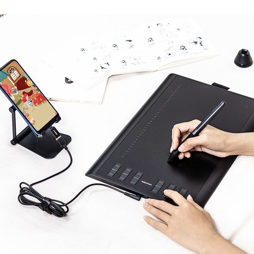 Huion H1060P Graphics Drawing Tablet Battery-free Pen Certified Refurbished