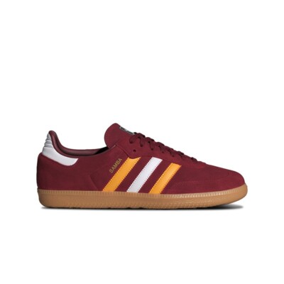 Adidas Originals Samba OG (COL BURGUNDY/CREW YELLOW/GUM 3) Men's Shoes IG1825