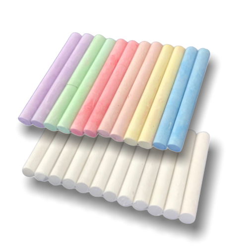 24x Kinder Bunte Straßenkreide Tafelkreide Malkreide Wandkreide Kreide Set