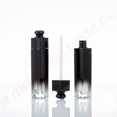 DIY 5ml Gold/Silver/Black Acrylic Empty lip gloss tube lip balm bottle container