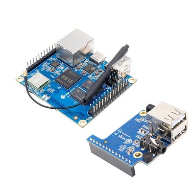 Orange Pi Zero2 1GB Single Board Computer + Expansion Board + Heat Sink