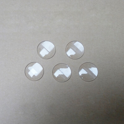 2pcs Optical K9 Glass Plano Convex Lens DIY VR Glasses 32mm Focal Lenth 65mm