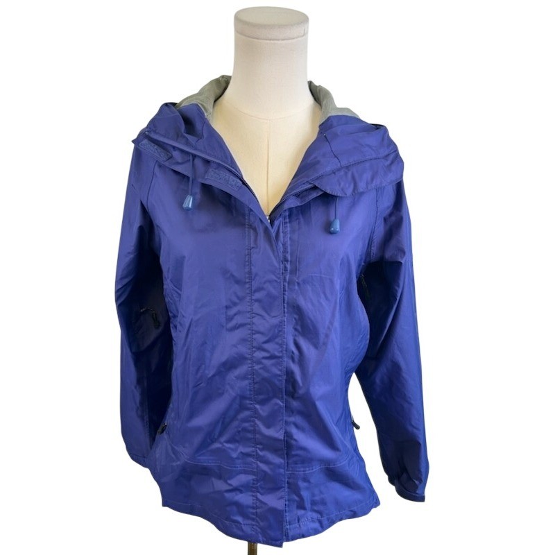 McKinley Women's Aquamax 3.3 Purple Hooded Rain Jacket Outdoor Coat Size Small