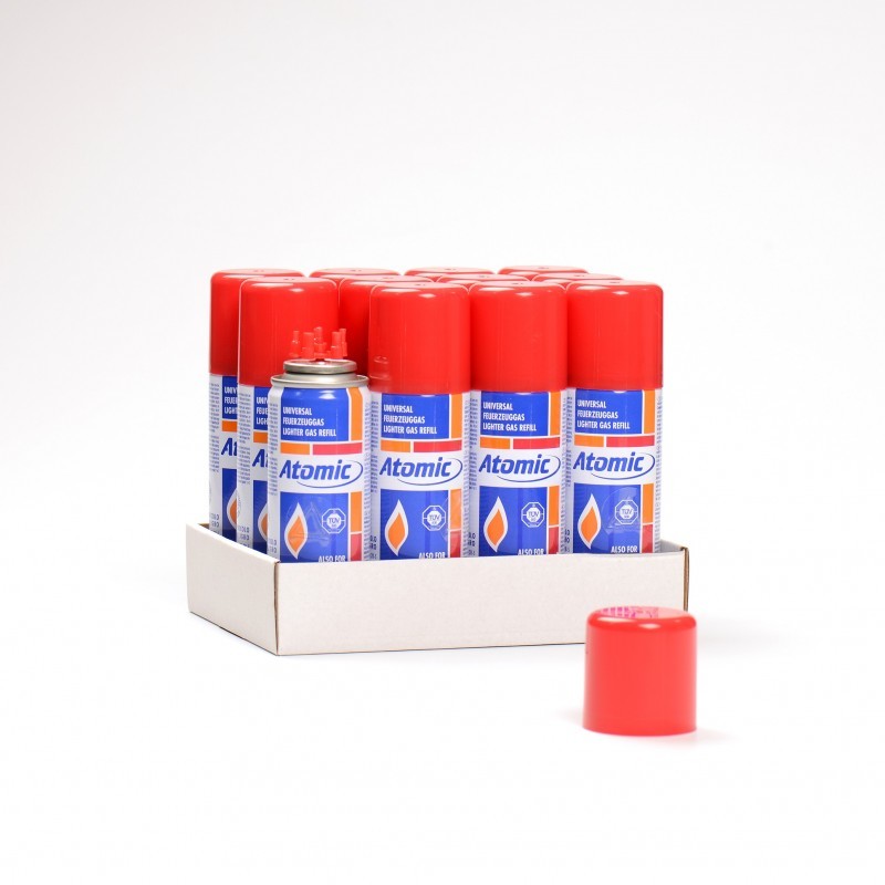 Set 12 Pezzi Bomboletta Ricarica Gas 100ml Per Accendini dfh