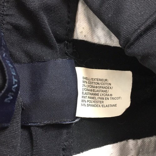 Gap Maternity Capris Womens 4 Black Cotton Elastic Waist Cropped Capri Pants L35