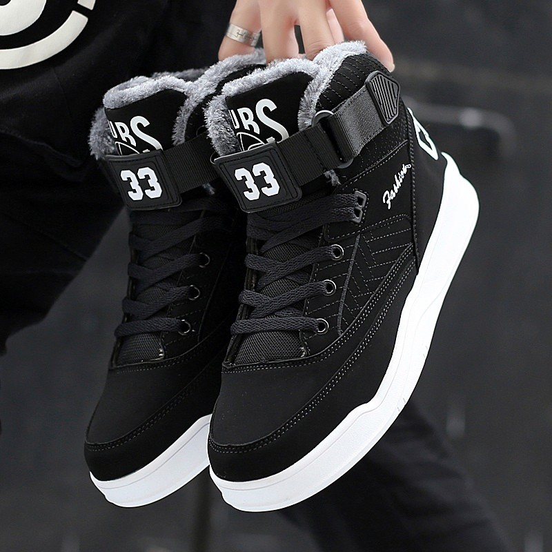 Herren Damen Sneaker Winter Gefütterte Warm Sport Turnschuhe HERREN SNEAKERS WARM Gefütterte Winter Sneaker High Profil
