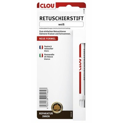 Clou Retuschierstift weiß zum Retuschieren leichter Oberflächenschäden