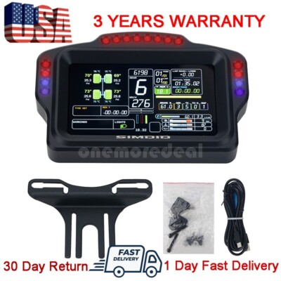 DV480 PRO Dashboard Sim Racing Dash Display+5'' Screen & 16 RGB LEDs for Fanatec