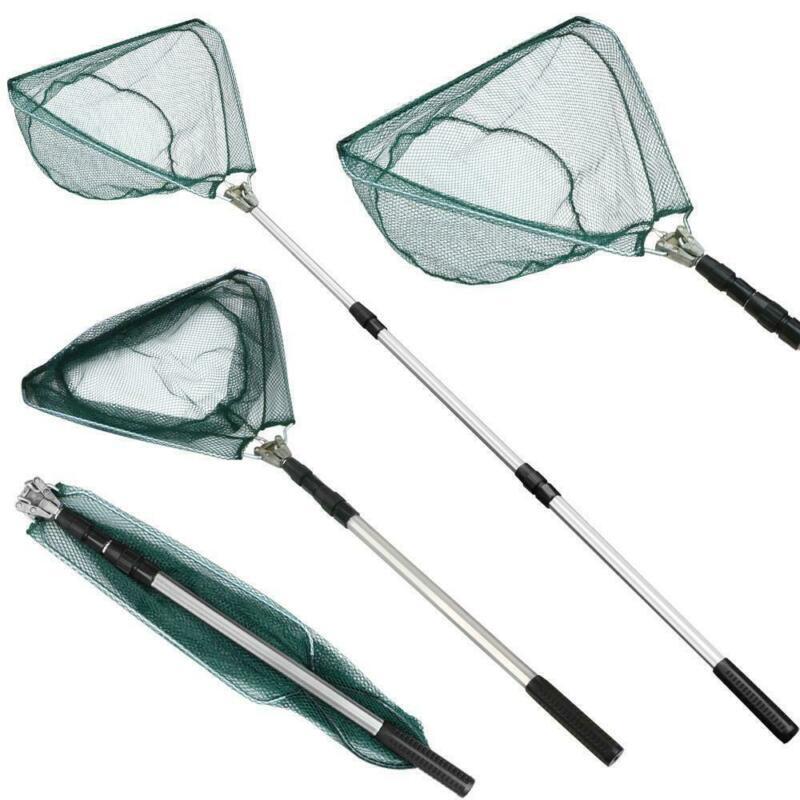 Fishing Landing Net,Aluminum Foldable Small Fish Net With Telescopic Pole