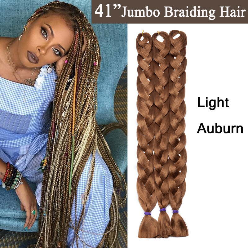 Ombre Color Premium Ultra Hair for Braiding Hair Extension Long Jumbo Braids 41"