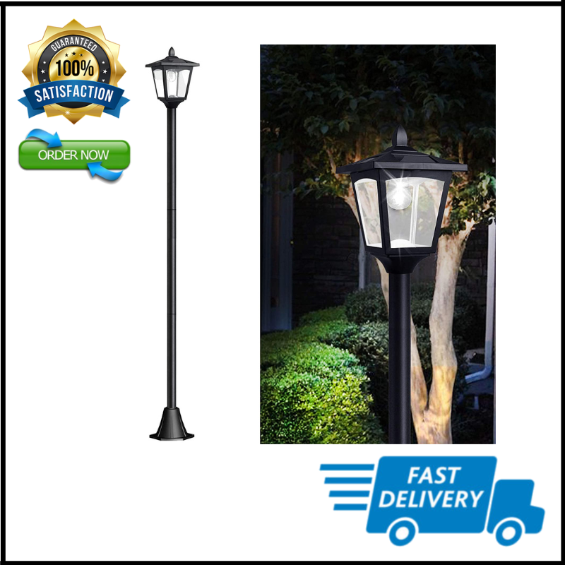 Outdoor 50 Lumens, Solar Powered Vintage Street Light