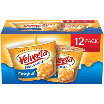 Velveeta Shells and Cheese Original Microwavable Sauce Cups (12 Ct.)