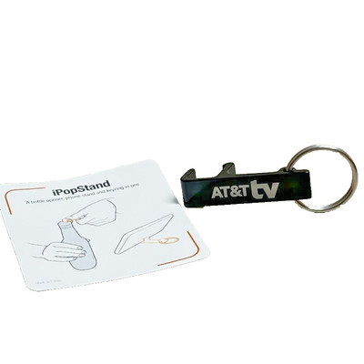 Key Ring Phone Stand and Bottle Opener iPop Stand NEW
