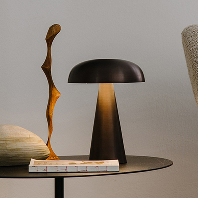 Rechargeable mushroom touch table lamp hot sale