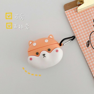 3D Shiba Inu Dog Earphone Case For Airpods 3 2 1 Huawei Lenovo Edifier Oppo Beat