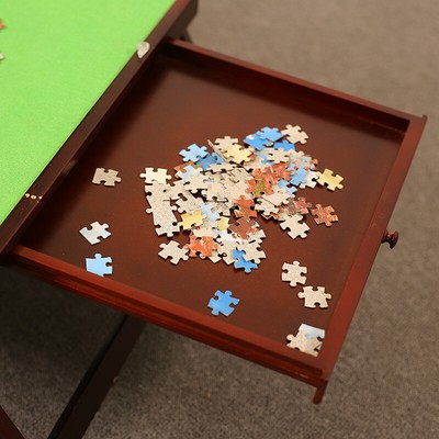 Jigsaw Puzzle Table Storage Folding Table 1000 Pcs Board Drawer