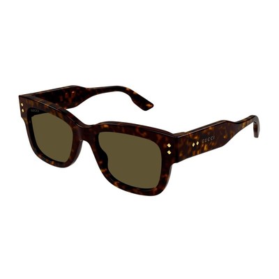 GUCCI GUCCI GG1217S-002 HAVANA HAVANA GREEN SUNGLASSES