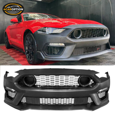 1/18 Mustang Mach 1【2台セット】 EOS Mach-1 Style Front Bumper Conversion Kit w/ LED Grille Kit