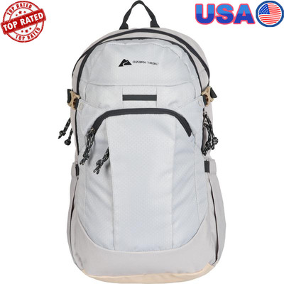 20L Backpack Padded Laptop Sleeve Hiking Travel Commuting Water Bottle Pockets