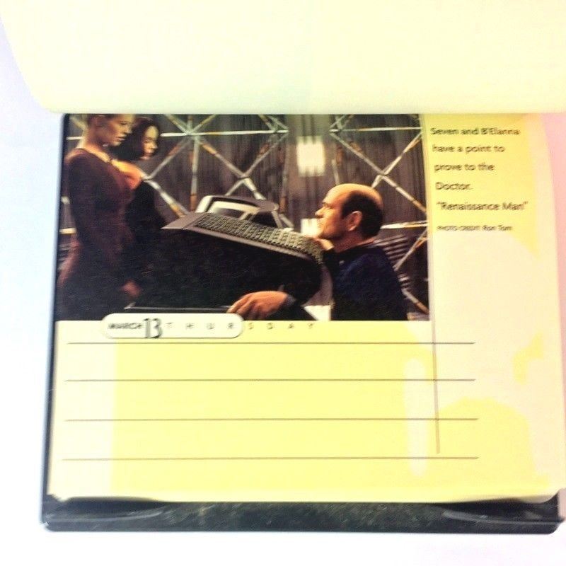 Star Trek Calendar 2003 Star Date Desk Flip Tear Off Science Fiction Trekkie