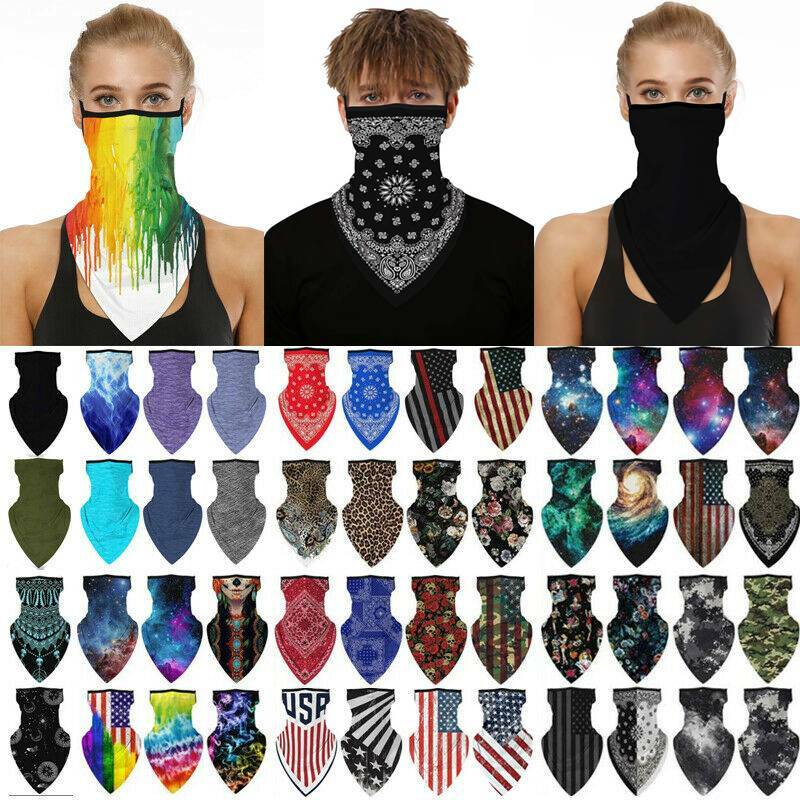 Bandana Halstuch Motorrad Tuch Maske Fahrrad Outdoor Dreieckstuch Gesichtsschutz