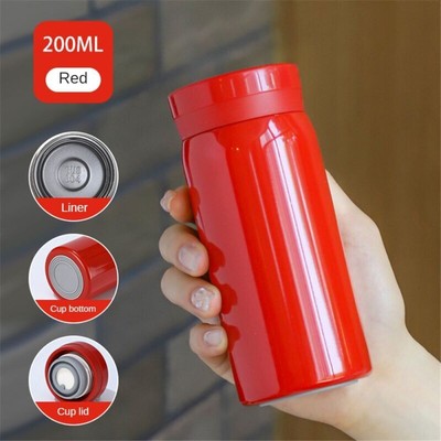 Mini Small Thermos Coffee Mug Capacity Vacuum Cup Leakproof Flask Leak-proof
