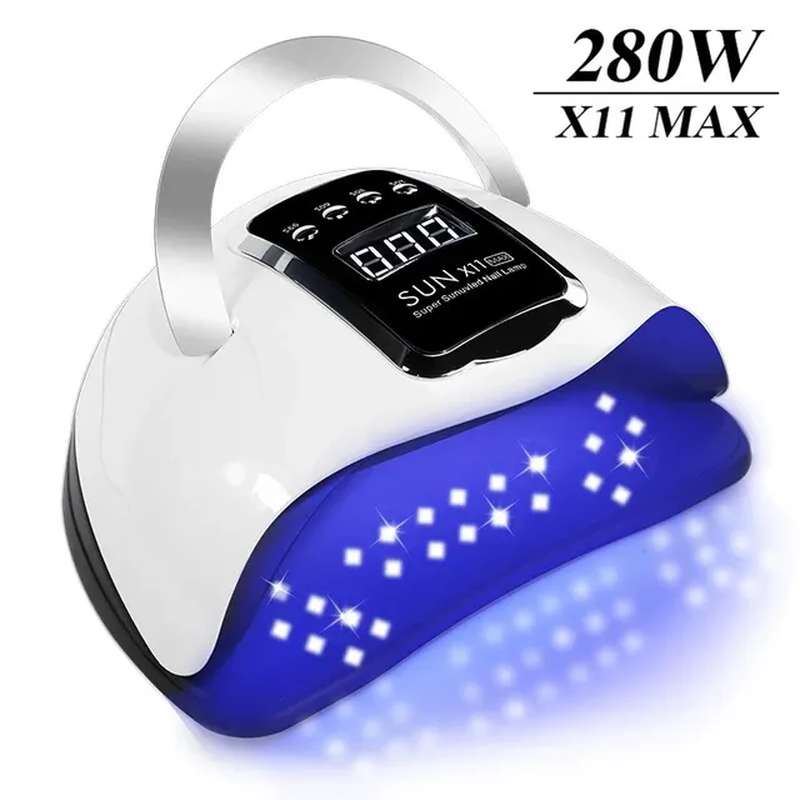 SUN X11 MAX Professional Nail Drying Lamp for Manicure 280W Nails Gel Polish