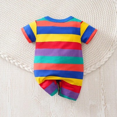 Newborn Baby Clothes Rainbow cloud cotton Fashion Infant Jumpsuit Toddler Short