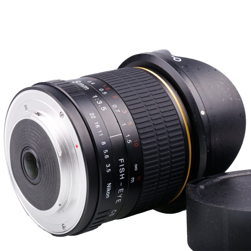 Super Fisheye lens 8mm for Nikon D750 D7100 D7200 D5600