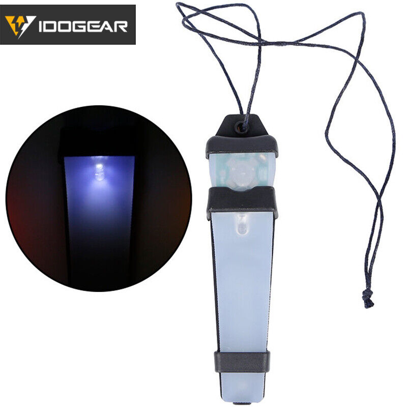 IDOGEAR Hook Base Strobe Light Glow Flashing LED Marker Military Safty Light