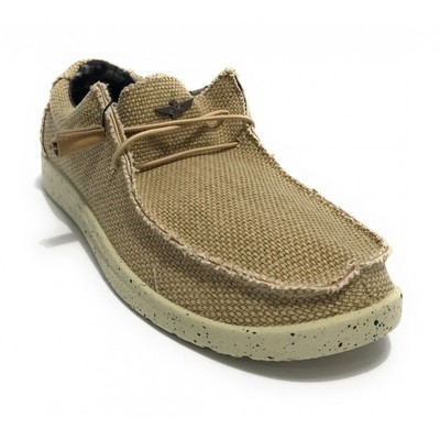 

Мужская обувь Aeronautica Militare Кроссовки Slipon SC244 Ткань Sand Pilot, Beige