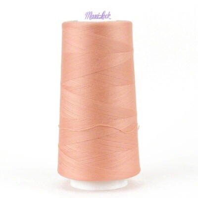 Salmon Pink Maxi-lock 3000yd Superior Quality Polyester Overlocker Thread