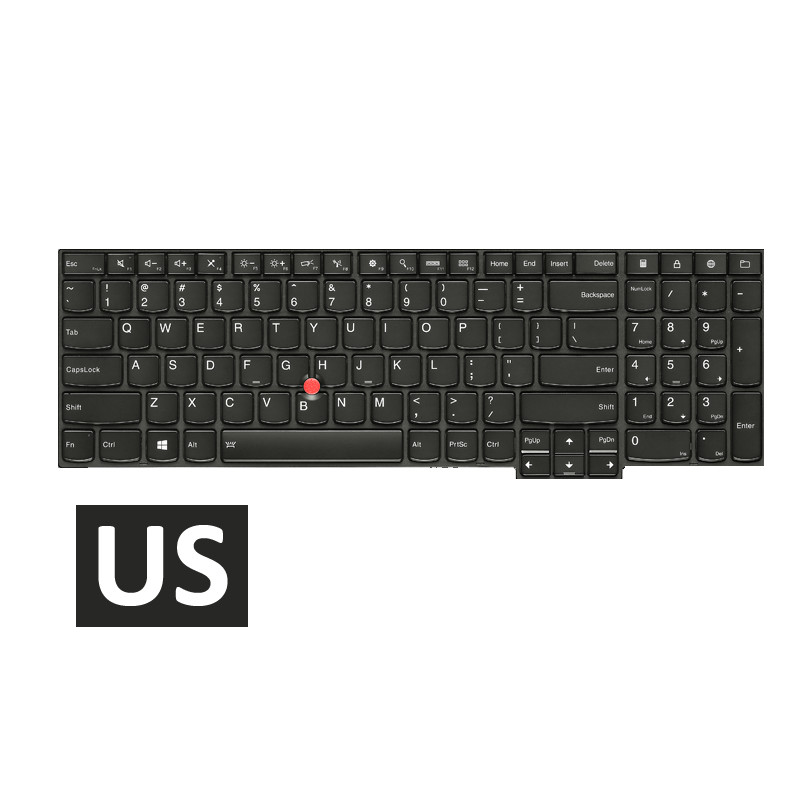 Lenovo Thinkpad Tastatur Englisch (Us) FÃ¼R P50 / P70 Mit Backlit 00pa318
