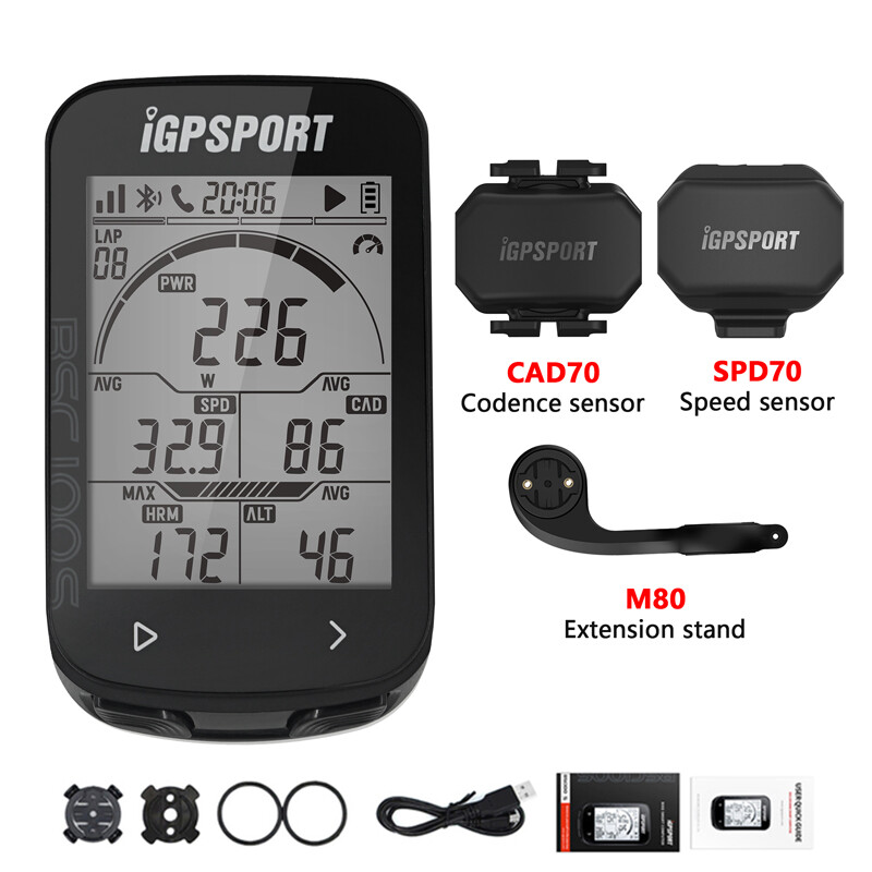 IGPSPORT BSC100S Road Bike/MTB Cycling Odometer Smart Sensor Speedometer ANT+GPS