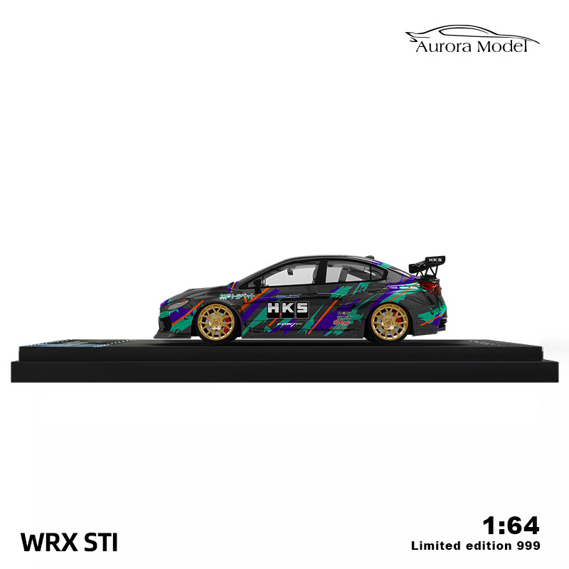 AuroraModel AM 1:64 WRX STI HKS Diecast Model Car | eBay