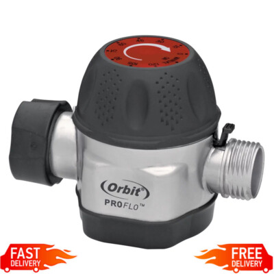 Irrigation Mechanical Watering Sprinkler Timer Metal Comfort Grip Auto Off New