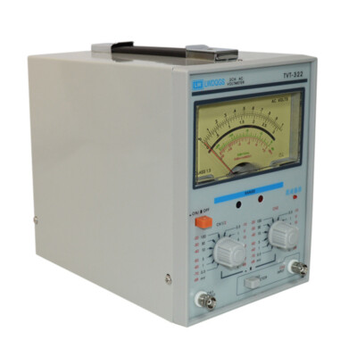 TVT-322 Dual Channel AC Millivoltmeter Double Needle Millivoltmeter 300µV-100V
