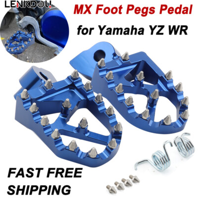 CNC Footrest Foot Pegs For Yamaha YZ250F YZ450F WR450F YZ125 65 85 YZ250FX WR250