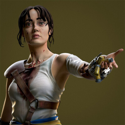 FALLOUT LUCY 1/8 22cm 3D print figure Model Kit Unpainted Unassembled GK