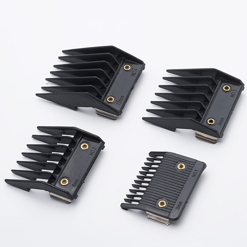4pcs Metal backed Attachment Combs Set for Wahl Cutting Guide Combs US
