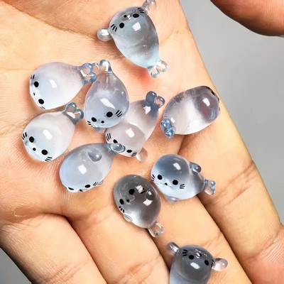 Mini Figures Sceau Qui Brillent Nuit Miniatures Animaux Marins Sine 4 Styles