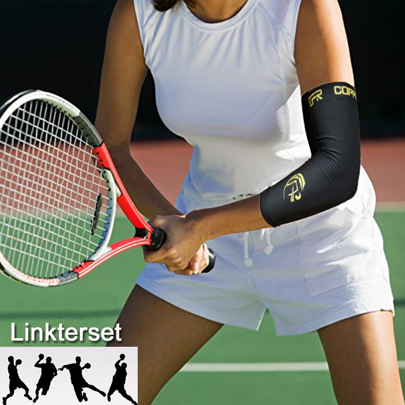 ️ Copper Elbow Support Compression Brace Fitness Weight Lifting Arthritis Sleeves 🔥 купить