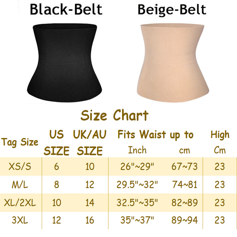 Men Tummy Tuck Belt Abdomen Girdle Slimming Waist Trainer Fat Burner Body Shaper