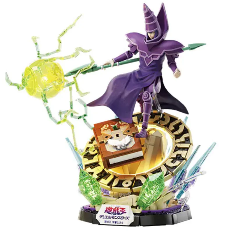 Yu-Gi-Oh! Dark Magician Building Blocks Set Anime Figure Model Kit Collectible B